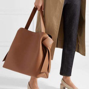 ACNE STUDIOS MUSUBI MAXI SHOULDER BAG - BROWN
